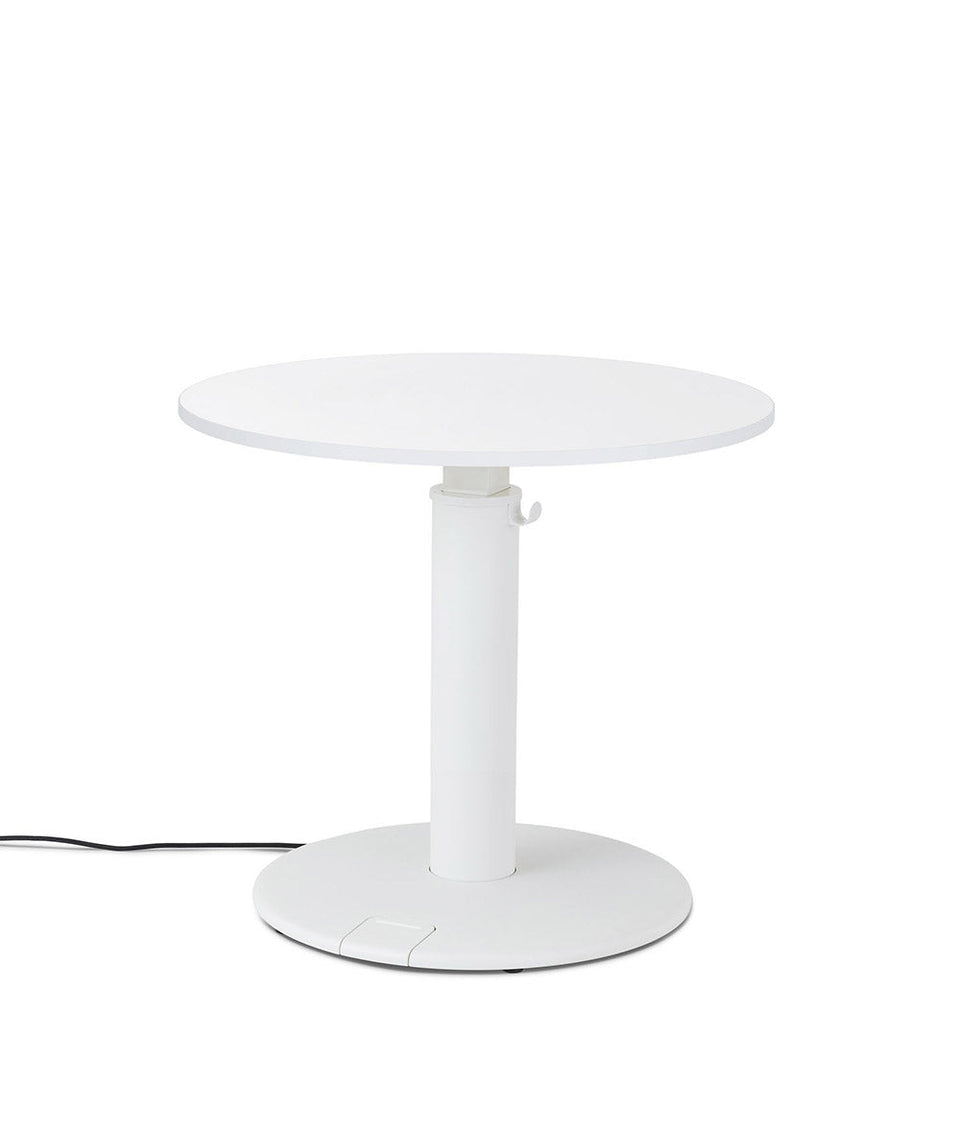OE1 Round Standing Desk Studio valkoinen 