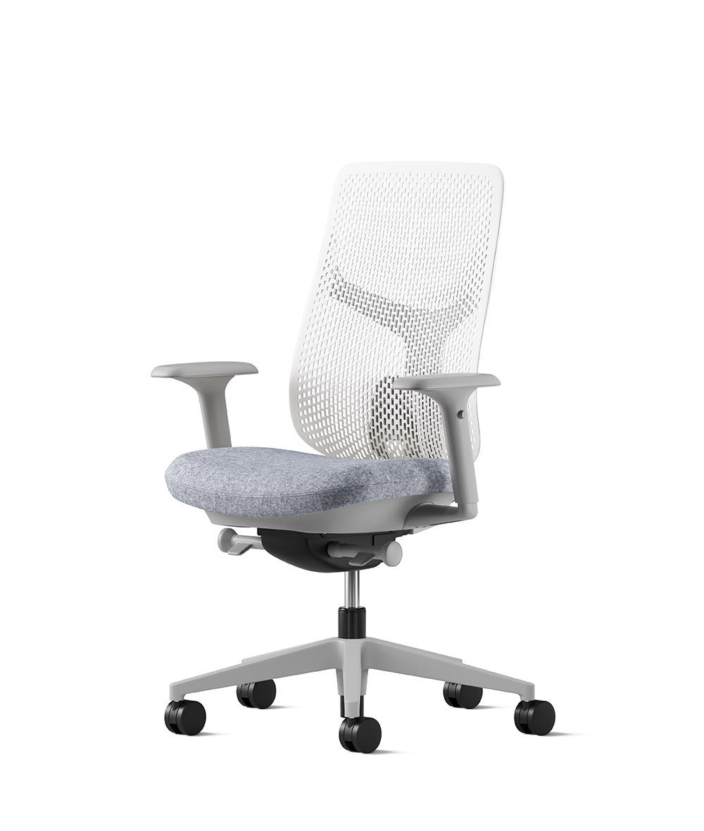 Verus Studio Valkoinen/Silverdale Triflex -toimistotuoli